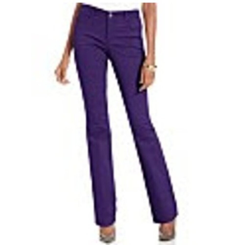Style & Co Slim Leg Med Rise Tummy Control Jeans Sz 10